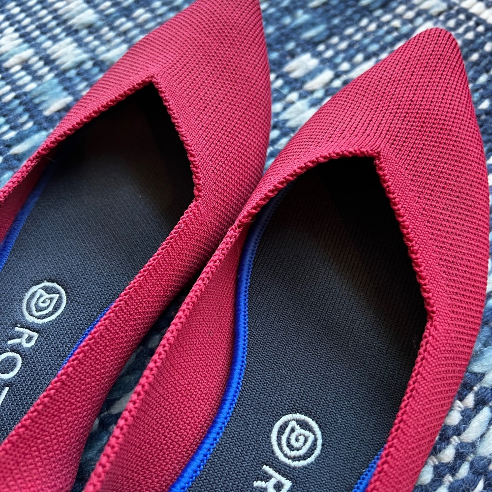 Rothys point flat like new size 10.5